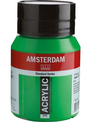 Royal Talens Amsterdam Acrylverf 500 ml - Permanentgroen Licht 618