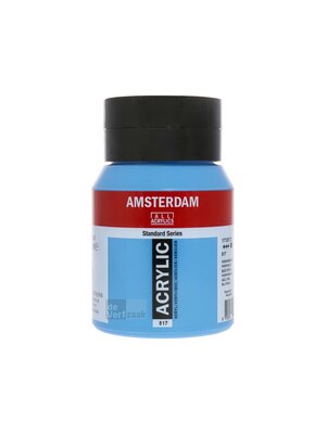 Royal Talens Amsterdam Acrylverf 500 ml - Koningsblauw 517