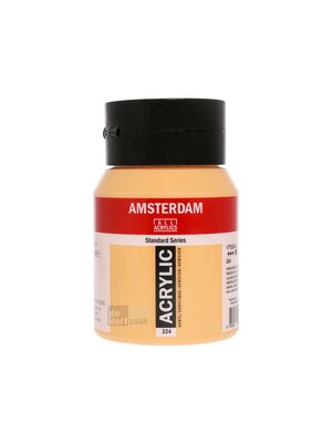 Royal Talens Amsterdam Acrylverf 500 ml - Napelsgeel Rood 224