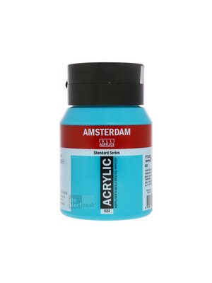 Royal Talens Amsterdam Acrylverf 500 ml - Turkooisblauw 522