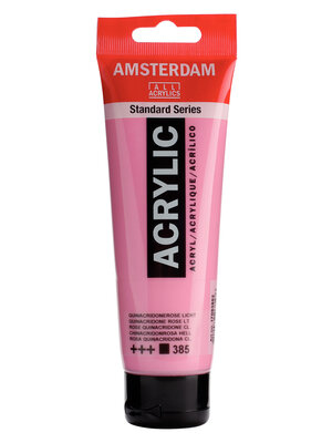 Royal Talens Amsterdam Acrylverf 120 ml - Quinacridone Roze Licht  385