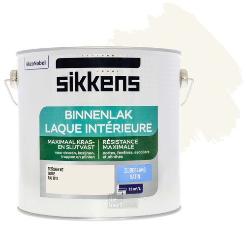 Sikkens Binnenlak Zijdeglans - RAL 9010 Sikkens Binnenlak Zijdeglans - RAL 9010