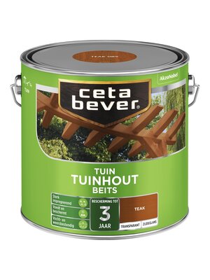 Cetabever Tuinhout Beits Transparant Zijdeglans - Teak