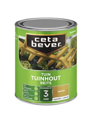 Cetabever Tuinhout Beits Transparant Zijdeglans - Grenen