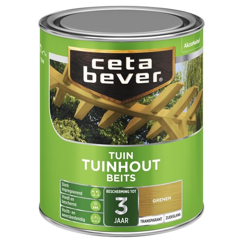 Cetabever Tuinhout Beits Transparant Zijdeglans - Grenen Cetabever Tuinhout Beits Transparant Zijdeglans - Grenen