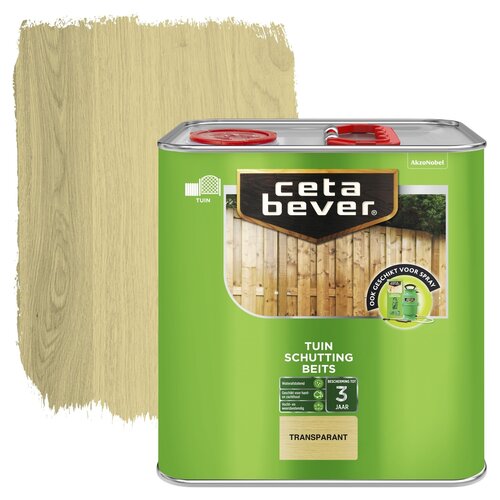 Cetabever Schuttingbeits Zijdeglans - Transparant - 2,5 liter