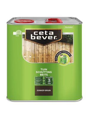 Cetabever Schuttingbeits Mat - Donker Bruin - 2,5 liter