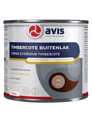 Avis Timbercote Transparant Hoogglans - Noten