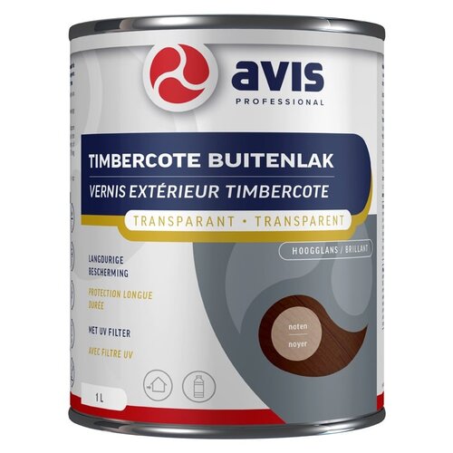 Avis Timbercote Transparant Hoogglans - Noten Avis Timbercote Transparant Hoogglans - Noten