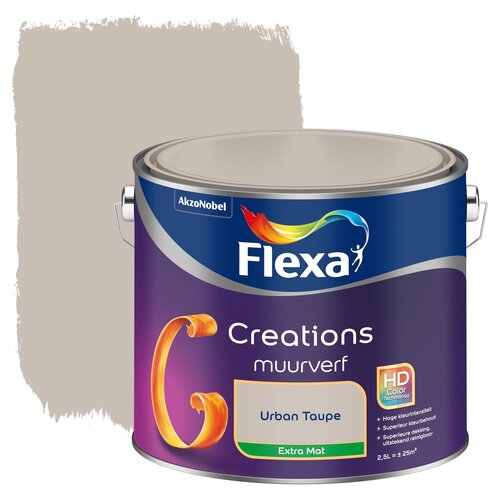 Flexa Creations Muurverf Extra Mat - Urban Taupe