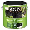 Cetabever Schuur en Tuinhuis Beits Dekkend Zijdeglans - Zwart