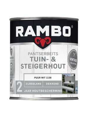 Rambo Tuin- & Steigerhout - Puur Wit 1138