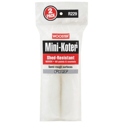 Mini-Koter Shed-Resistant 2-Pack (Fijn)