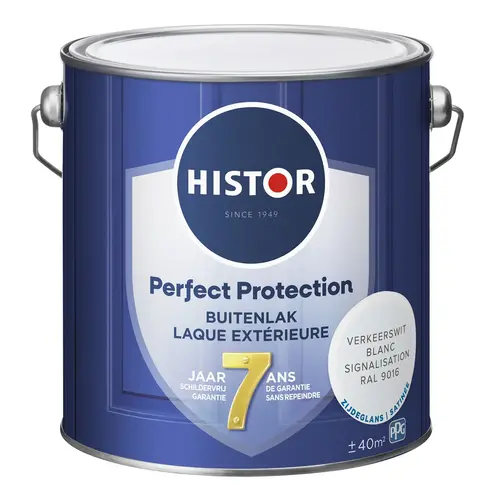 Histor Perfect Protection Buitenlak Zijdeglans - RAL 9016 Histor Perfect Protection Buitenlak Zijdeglans - RAL 9016