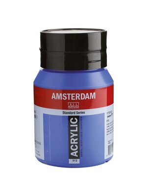 Amsterdam Acrylverf - 500 ml - Kobaltblauw Ultramarine 512 Amsterdam Acrylverf - 500 ml - Kobaltblauw Ultramarine 512