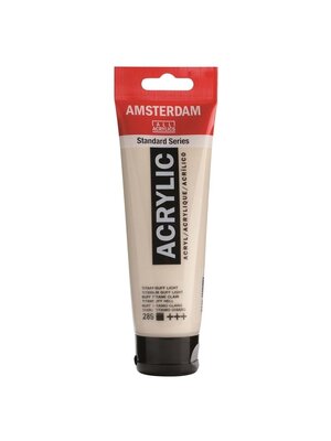 Royal Talens Amsterdam Acrylverf 120 ml - Titaanbuff Licht 289 Royal Talens Amsterdam Acrylverf 120 ml - Titaanbuff Licht 289