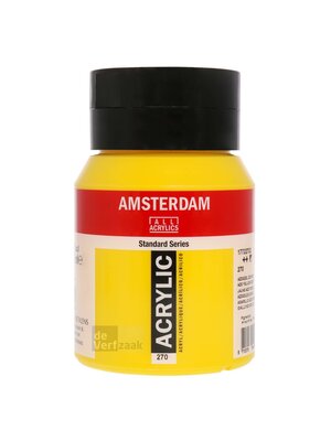 Royal Talens Amsterdam Acrylverf 500 ml - Azogeel Donker 270 Royal Talens Amsterdam Acrylverf 500 ml - Azogeel Donker 270
