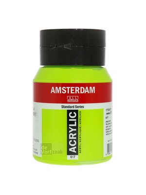 Royal Talens Amsterdam Acrylverf 500 ml - Geelgroen 617 Royal Talens Amsterdam Acrylverf 500 ml - Geelgroen 617