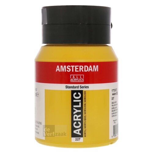Royal Talens Amsterdam Acrylverf 500 ml - Gele oker 227 Royal Talens Amsterdam Acrylverf 500 ml - Gele oker 227