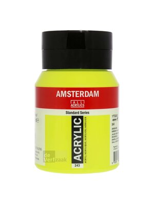 Royal Talens Acrylverf - 500 ml - Groengeel 243 Royal Talens Acrylverf - 500 ml - Groengeel 243