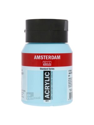 Royal Talens Amsterdam Acrylverf 500 ml - Hemelsblauw Licht 551 Royal Talens Amsterdam Acrylverf 500 ml - Hemelsblauw Licht 551