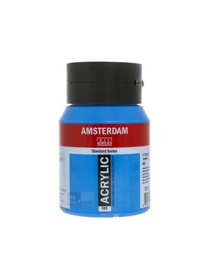 Royal Talens Acrylverf - 500 ml - Mangaanblauw Phtalo 582 Royal Talens Acrylverf - 500 ml - Mangaanblauw Phtalo 582