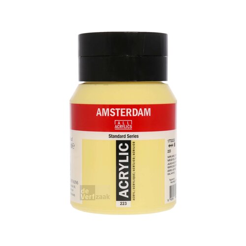 Royal Talens Amsterdam Acrylverf 500 ml - Napelsgeel Donker 223 Royal Talens Amsterdam Acrylverf 500 ml - Napelsgeel Donker 223