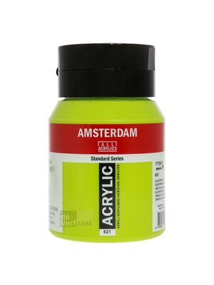 Royal Talens Amsterdam Acrylverf 500 ml - Olijfgroen Licht 621 Royal Talens Amsterdam Acrylverf 500 ml - Olijfgroen Licht 621