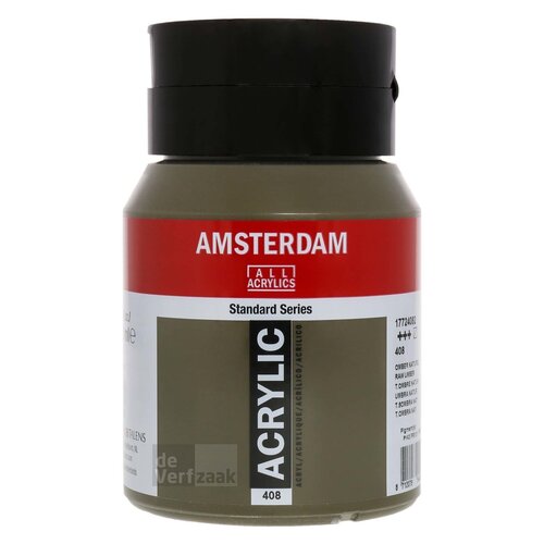 Royal Talens Amsterdam Acrylverf 500 ml - Omber Naturel 408 Royal Talens Amsterdam Acrylverf 500 ml - Omber Naturel 408