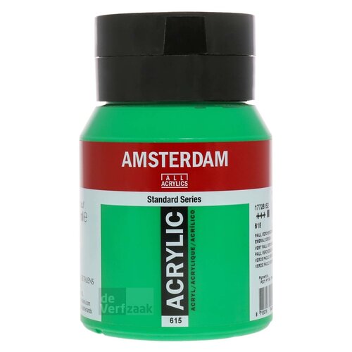 Royal Talens Amsterdam Acrylverf 500 ml - Paul Veronesegroen 615 Royal Talens Amsterdam Acrylverf 500 ml - Paul Veronesegroen 615