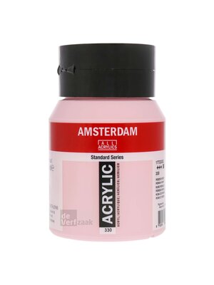 Royal Talens Amsterdam Acrylverf 500 ml - Perzischroze 330 Royal Talens Amsterdam Acrylverf 500 ml - Perzischroze 330