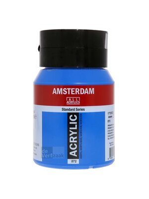 Royal Talens Amsterdam Acrylverf 500 ml - Primaircyaan 572 Royal Talens Amsterdam Acrylverf 500 ml - Primaircyaan 572
