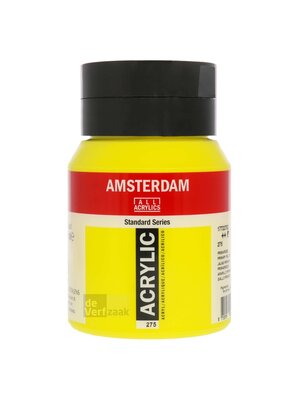 Royal Talens Amsterdam Acrylverf 500 ml - Primairgeel 275 Royal Talens Amsterdam Acrylverf 500 ml - Primairgeel 275