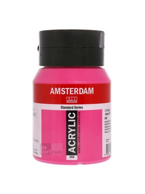 Royal Talens Amsterdam Acrylverf 500 ml - Quinacridone Roze  366 Royal Talens Amsterdam Acrylverf 500 ml - Quinacridone Roze  366