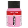Royal Talens Amsterdam Acrylverf 500 ml - Quinacridone Roze Licht 385 Royal Talens Amsterdam Acrylverf 500 ml - Quinacridone Roze Licht 385