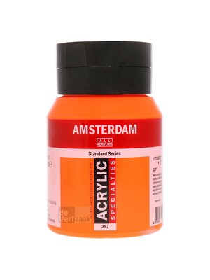 Royal Talens Amsterdam Acrylverf 500 ml - Reflexoranje 257 Royal Talens Amsterdam Acrylverf 500 ml - Reflexoranje 257