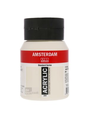 Royal Talens Amsterdam Acrylverf 500 ml - Titaanbuff Donker 290