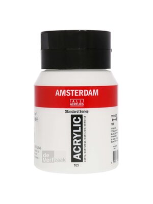 Royal Talens Amsterdam Acrylverf 500 ml - Titaanwit 105
