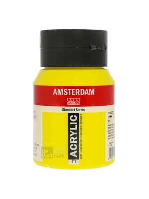 Royal Talens Amsterdam Acrylverf 500 ml - Transparantgeel Middel 272 Royal Talens Amsterdam Acrylverf 500 ml - Transparantgeel Middel 272