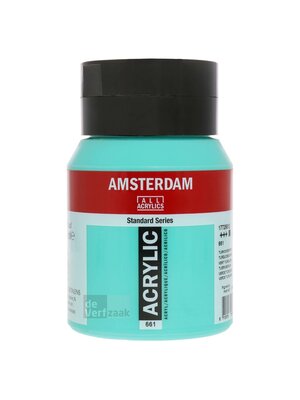 Royal Talens Amsterdam Acrylverf 500 ml - Turkooisgroen 661 Royal Talens Amsterdam Acrylverf 500 ml - Turkooisgroen 661