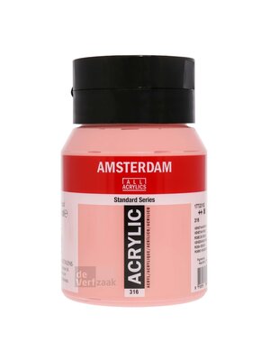 Royal Talens Amsterdam Acrylverf 500 ml - Venetiaansroze 316 Royal Talens Amsterdam Acrylverf 500 ml - Venetiaansroze 316