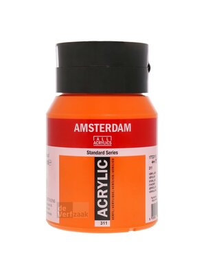 Royal Talens Amsterdam Acrylverf 500 ml - Vermiljoen 311 Royal Talens Amsterdam Acrylverf 500 ml - Vermiljoen 311