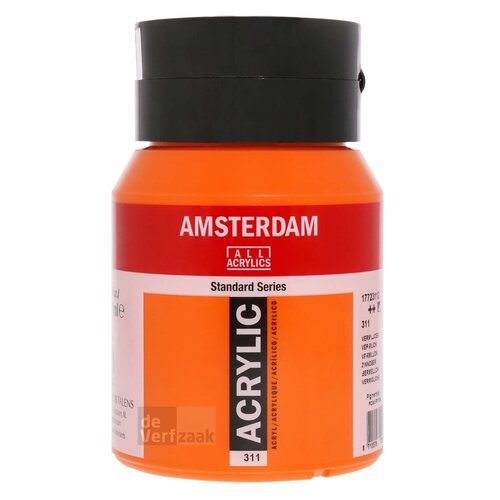 Royal Talens Amsterdam Acrylverf 500 ml - Vermiljoen 311 Royal Talens Amsterdam Acrylverf 500 ml - Vermiljoen 311