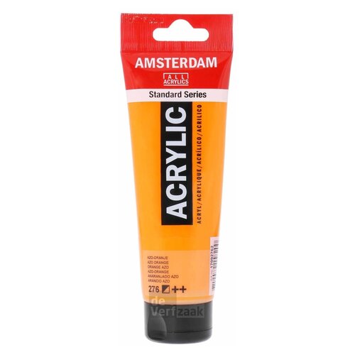 Royal Talens Amsterdam Acrylverf 120 ml - Azo Oranje 276 Royal Talens Amsterdam Acrylverf 120 ml - Azo Oranje 276