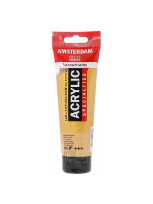Royal Talens Amsterdam Acrylverf 120 ml - Donkergoud 803 Royal Talens Amsterdam Acrylverf 120 ml - Donkergoud 803
