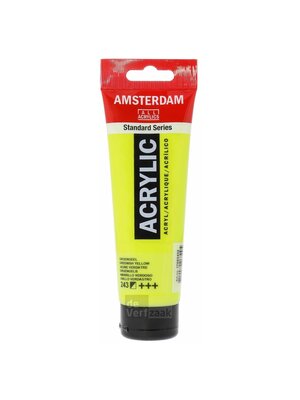 Royal Talens Amsterdam Acrylverf 120 ml - Groengeel 243 Royal Talens Amsterdam Acrylverf 120 ml - Groengeel 243