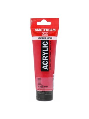 Royal Talens Amsterdam Acrylverf 120 ml - Karmijn 318 Royal Talens Amsterdam Acrylverf 120 ml - Karmijn 318