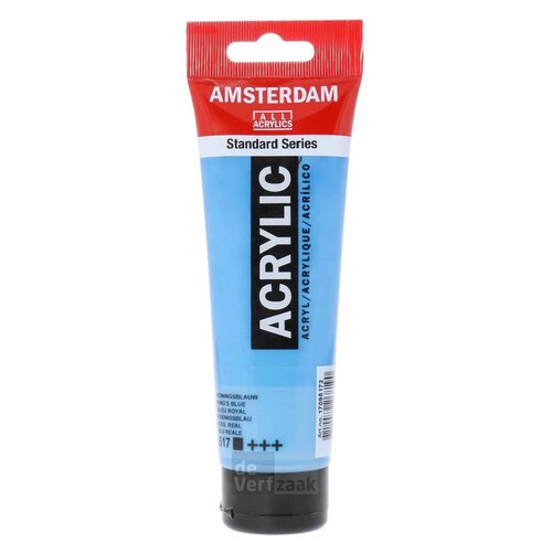 Royal Talens Amsterdam Acrylverf 120 ml - Koningsblauw 517 Royal Talens Amsterdam Acrylverf 120 ml - Koningsblauw 517