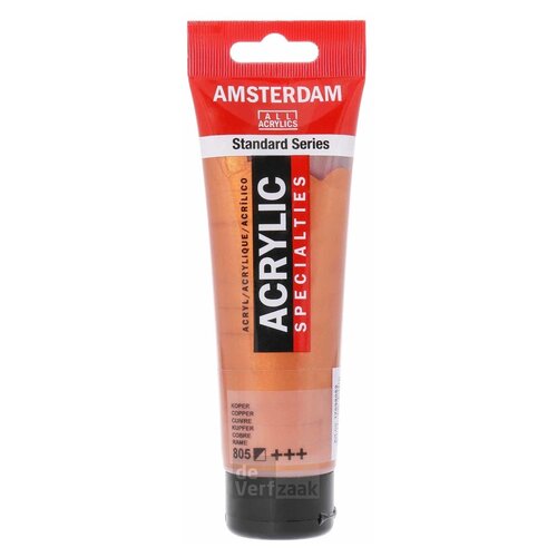 Royal Talens Amsterdam Acrylverf 120 ml - Koper 805 Royal Talens Amsterdam Acrylverf 120 ml - Koper 805