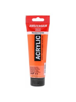 Royal Talens Amsterdam Acrylverf 120 ml - Naftolrood Licht 398 Royal Talens Amsterdam Acrylverf 120 ml - Naftolrood Licht 398